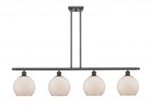  516-4I-OB-G121-8CSN - Farmhouse Chicken Wire - 4 Light - 48 inch - Oil Rubbed Bronze - Cord hung - Island Light