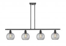  516-4I-OB-G122C-8CL - Athens - 4 Light - 48 inch - Oil Rubbed Bronze - Cord hung - Island Light