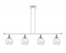  516-4I-WPC-G362 - Waverly - 4 Light - 48 inch - White Polished Chrome - Cord hung - Island Light