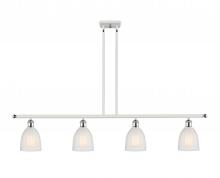  516-4I-WPC-G441 - Brookfield - 4 Light - 48 inch - White Polished Chrome - Cord hung - Island Light