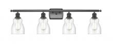  516-4W-BK-G394 - Ellery - 4 Light - 35 inch - Matte Black - Bath Vanity Light