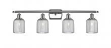  516-4W-PC-G559-5SM - Bridal Veil - 4 Light - 35 inch - Polished Chrome - Bath Vanity Light