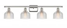  516-4W-PN-G412 - Dayton - 4 Light - 36 inch - Polished Nickel - Bath Vanity Light