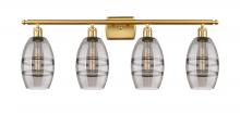  516-4W-SG-G557-6SM - Vaz - 4 Light - 36 inch - Satin Gold - Bath Vanity Light