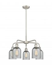  516-5CR-SN-G257 - Caledonia - 5 Light - 23 inch - Satin Nickel - Chandelier