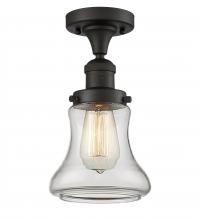  517-1CH-OB-G192 - Bellmont - 1 Light - 6 inch - Oil Rubbed Bronze - Semi-Flush Mount