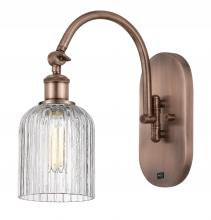  518-1W-AC-G559-5CL - Bridal Veil - 1 Light - 5 inch - Antique Copper - Sconce