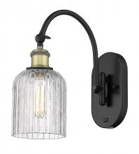  518-1W-BAB-G559-5CL - Bridal Veil - 1 Light - 5 inch - Black Antique Brass - Sconce