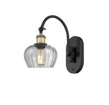  518-1W-BAB-G92 - Fenton - 1 Light - 7 inch - Black Antique Brass - Sconce