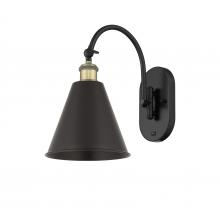  518-1W-BAB-MBC-8-BK - Berkshire - 1 Light - 8 inch - Black Antique Brass - Sconce