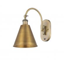  518-1W-BB-MBC-8-BB - Berkshire - 1 Light - 8 inch - Brushed Brass - Sconce