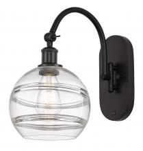  518-1W-OB-G556-8CL - Rochester - 1 Light - 8 inch - Oil Rubbed Bronze - Sconce