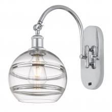  518-1W-PC-G556-8CL - Rochester - 1 Light - 8 inch - Polished Chrome - Sconce