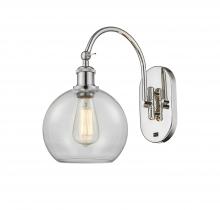 Innovations Lighting 518-1W-PN-G122-8 - Athens - 1 Light - 8 inch - Polished Nickel - Sconce
