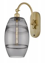  518-1W-SG-G557-8SM - Vaz - 1 Light - 8 inch - Satin Gold - Sconce