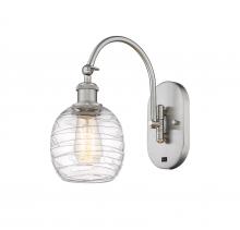  518-1W-SN-G1013 - Belfast - 1 Light - 6 inch - Brushed Satin Nickel - Sconce