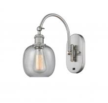  518-1W-SN-G104 - Belfast - 1 Light - 6 inch - Brushed Satin Nickel - Sconce