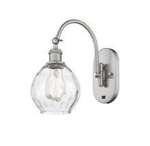  518-1W-SN-G362 - Waverly - 1 Light - 6 inch - Brushed Satin Nickel - Sconce