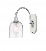  518-1W-WPC-G558-6SDY - Bella - 1 Light - 6 inch - White Polished Chrome - Sconce