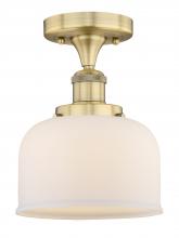  616-1F-BB-G71 - Bell - 1 Light - 8 inch - Brushed Brass - Semi-Flush Mount