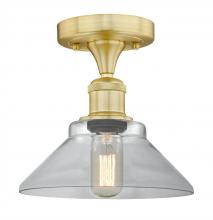  616-1F-SG-G132 - Orwell - 1 Light - 8 inch - Satin Gold - Flush Mount