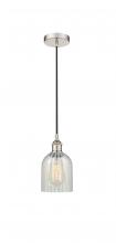  616-1P-PN-G2511 - Caledonia - 1 Light - 5 inch - Polished Nickel - Cord hung - Mini Pendant