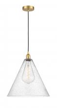  616-1P-SG-GBC-164 - Berkshire - 1 Light - 16 inch - Satin Gold - Mini Pendant