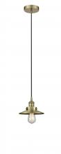  616-1PH-AB-M4-AB - Edison - 1 Light - 8 inch - Antique Brass - Mini Pendant