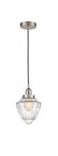  616-1PH-SN-G664-7 - Bullet - 1 Light - 7 inch - Brushed Satin Nickel - Cord hung - Mini Pendant