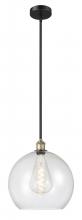 Innovations Lighting 616-1S-BAB-G124-14 - Athens - 1 Light - 14 inch - Black Antique Brass - Cord hung - Pendant