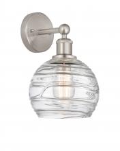  616-1W-SN-G1213-8 - Athens Deco Swirl - 1 Light - 8 inch - Satin Nickel - Sconce