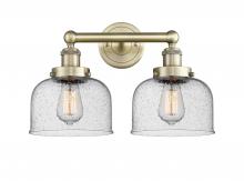  616-2W-AB-G74 - Bell - 2 Light - 17 inch - Antique Brass - Bath Vanity Light