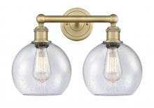 Innovations Lighting 616-2W-BB-G124-8 - Athens - 2 Light - 17 inch - Brushed Brass - Bath Vanity Light