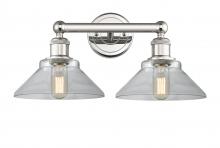  616-2W-PN-G132 - Orwell - 2 Light - 17 inch - Polished Nickel - Bath Vanity Light