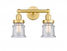  616-2W-SG-G184S - Canton - 2 Light - 14 inch - Satin Gold - Bath Vanity Light