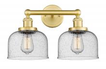  616-2W-SG-G74 - Bell - 2 Light - 17 inch - Satin Gold - Bath Vanity Light