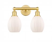  616-2W-SG-G81 - Eaton - 2 Light - 15 inch - Satin Gold - Bath Vanity Light