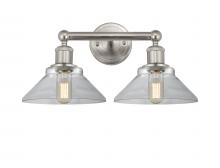  616-2W-SN-G132 - Orwell - 2 Light - 17 inch - Brushed Satin Nickel - Bath Vanity Light