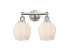  616-2W-SN-G461-6 - Norfolk - 2 Light - 15 inch - Brushed Satin Nickel - Bath Vanity Light