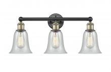  616-3W-BAB-G2812 - Hanover - 3 Light - 24 inch - Black Antique Brass - Bath Vanity Light