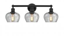 Innovations Lighting 616-3W-BK-G92 - Fenton - 3 Light - 25 inch - Matte Black - Bath Vanity Light
