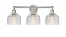  616-3W-SN-G412 - Dayton - 3 Light - 24 inch - Brushed Satin Nickel - Bath Vanity Light