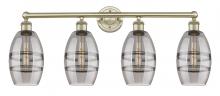  616-4W-AB-G557-6SM - Vaz - 4 Light - 33 inch - Antique Brass - Bath Vanity Light