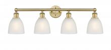  616-4W-BB-G381 - Castile - 4 Light - 33 inch - Brushed Brass - Bath Vanity Light