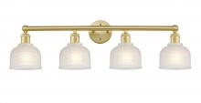  616-4W-SG-G411 - Dayton - 4 Light - 33 inch - Satin Gold - Bath Vanity Light