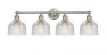  616-4W-SN-G412 - Dayton - 4 Light - 33 inch - Brushed Satin Nickel - Bath Vanity Light