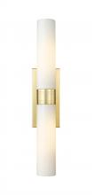  617-2W-SG-G617-11SWH - Boreas - 2 Light - 24 inch - Satin Gold - Bath Vanity Light