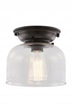  623-1F-OB-G72-LED - Bell - 1 Light - 8 inch - Oil Rubbed Bronze - Flush Mount