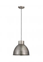  650-1P-AP-11 - Charita - 1 Light - 11 inch - Antique Pewter - Cord hung - Mini Pendant