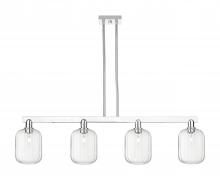 Innovations Lighting 716-4I-PC-G460-7CL - Preston Cylinder - 4 Light - 48 inch - Polished Chrome - Cord hung - Island Light